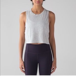 Lululemon cut back crop tank